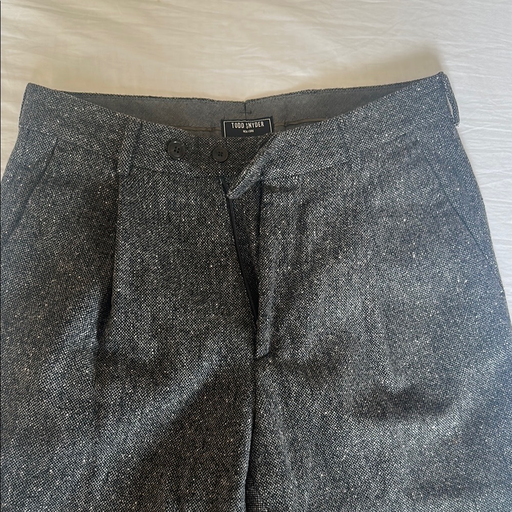 Todd Snyder Grey Donegal Trousers